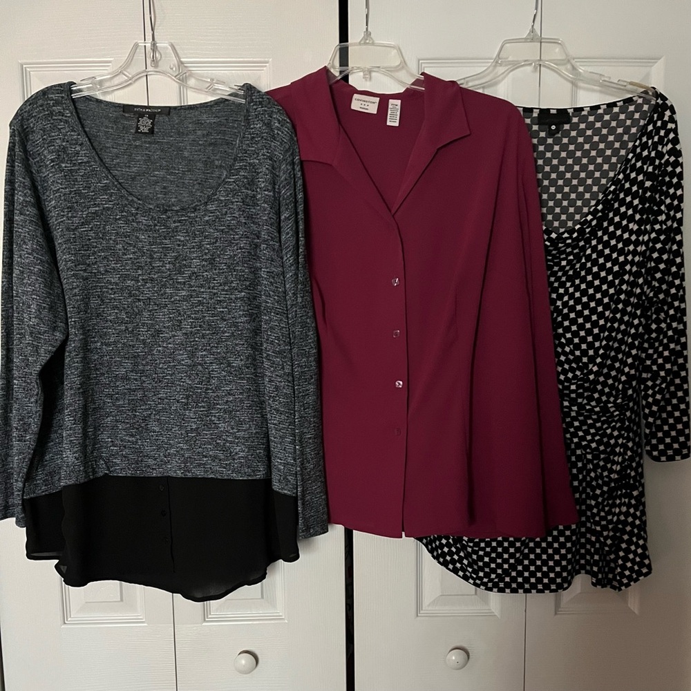 Women’s Plus Size Tops 2X, 22W